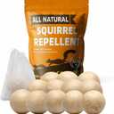 AJOQFKTD Squirrel Repellent Outdoor, Squirrel Deterrent for Garden, Chipmunk Repellent Outdoor, Squirrel Away, Squirrel Repellent for Attic/Trees/Yard,People/Pet/Plant Friendly-12Packs