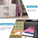 ACKO Folding Step Stool - 13 inch Height Premium Heavy Duty Foldable Stool for Kids and Adults, Kitchen Garden Bathroom Stepping Stool (Pink)