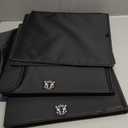 Vinyl Record Storage Box for 12-inch Records Crate Holds up to 90 records,Pack of 1-14x 13x 13 Inch LP record storage for Valuable Album Collection - Black, 2Packs