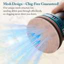 6 Inch Mesh Sanding Discs, 500 Grit, 25 Pack Hook and Loop Net Sandpaper | Dust-free anti-clog mesh, wet dry dual use, fits all 6-inch orbital pads for auto paint, wood, metal & drywall polishing