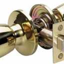 Master Lock TUO0403 Tulip Passage Door Knob, Polished Brass (1 Count (Pack of 1))