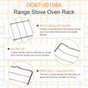 DG67-00108A Oven Stronger Wire Rack Compatible With Samsung Oven Rack