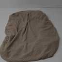 Chair Cover Stretch Long Back Dining Chair Covers Seat Slipcovers for Wedding Dining Room Chairs for Kitchen,khaki
 24×24"