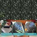 3 x Removable Peel and Stick Wallpaper Boho 17.5 x 118 in Floral for Bedroom Bathroom Easy Peel Off Stick on Wallpaper Contact Paper Renter Friendly Wall Paper (Dark)