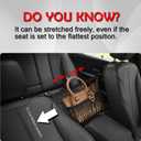 Car Accessories, Organizer Storage Between Front Seats, Purse Handbag Holder of 3 Layers Mesh Net Pocket Bag, Backseat Dog Pet Barrier, Patented