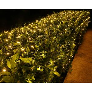 Joomer Christmas Net Lights - 2PACK 12FT x 5FT 360 LED Plug-in Mesh Lights, Waterproof with 8 Modes, Timer, Connectable for Bushes, Trees, Garden, Outdoor Christmas Decor (Green Wire, Warm White)