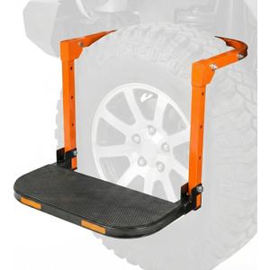 Tire Step for SUV and RV Adjustable Tire Mounted Step Fit Most Tire from 10 to 14, Rated up to 330 Lbs, Raised Texture Non-Slip Design