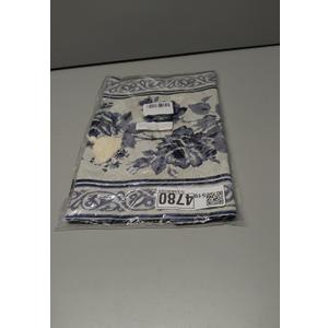 Generic 1 Pack Chinese Style Floral Table Runner, Fabric TV Bedside Cabinet Dust Proof Long Strip Table Cloth, Table Topper, Home Kitchen Decor, Blue