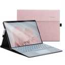 Omnpak Microsoft Surface Pro 11/10/9 Case, Lightweight Protective, Multiple Angle, Stylus Holder, Designed for Surface 11th Edition AI 2024/Pro 9 5G 13" 2022, Compatible with Type Cover Keyboard (Pink)
