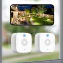 Rraycom 4MP 2.5K Wireless Window Camera 2Pack,6S Pre-Roll, Dual-Band 5G/2.4GHz WiFi Indoor Cameras for Home Security, Anti-Glare Color Night Vision, AI Human&Motion Detection,Magnetic No Drill Setup