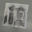 For Hyundai Key Fob Cover Accessories- Matte TPU Key Fob Cover with Leather Keychain for Ioniq 6 Grandeur GN7 KONA Elanrtra Sonata Tucson 2023 2024 2025 2026 Santa and More. (Matte Gray, 5 Buttons)