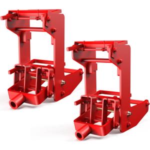 ATOLS Heavy-Duty Wall Jacks for Framing & Lifting, 1000lb Capacity, 2-Pack Portable Set for Use with 1-1/2x3-1/2 Fir Poles or 1" OD Steel Pipe, Construction & Furniture Raising Solution