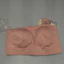 SHAPERMINT Strapless Bra - Bandeau top, Strapless Bras for Women, Plus Size Lingerie for Women, Free Clear Bra Straps (Medium: 34CDDD/F, 36CD, Rose Tan)