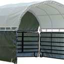 ShelterLogic 12'x12' Equine, Livestock and Agricultural Shelter Enclosure Kit (Corral Panels and Shelter Not Included), 12 ft. x 12 ft. x 10.5 ft.