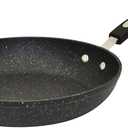 Starfrit The Rock 20cm (8") Non-Stick Fry Pan - Durable Forged Aluminum - Oven Safe - PFOA Free - Easy to Clean - Black