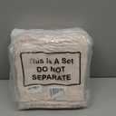 Tinideya 6 Pack Sherpa Fleece Throw Blankets Bulk 50"x 60" Soft Plush Wedding Throw Blankets for Couch Sofa Spa Sleepover Party Favor Supplies Travel Guest Room Home Decor (Ivory)