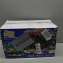 Glass Fish Tank Kit, 5 Gallon Betta Fish Tank Aquarium Starter Kit with Filter, Lights, Lid, for Betta, Goldfish, Small Fish or shrimgClear