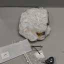 Wiggy Mermaid Short Curly White Afro Wig Women, Landlady Costume Wig 60's 70's Disco Rocker Wig for Halloween Costume Party