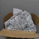 EHEYCIGA Fluffy Dog Crate Bed for Large Dogs, Plush Faux Fur Pad, Calming Anti Anxiety Large Bed, Washable Soft Warm Dog Crate Mat with Non-Slip Bottom (35.4 x 23.6, Grey)