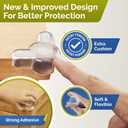 Corner Protectors for Baby (12 Pack) - Patented - New & Improved Edge Protector for Baby Transparent Corner Protectors - Baby Safety Products to Baby Proof Corners and Edges