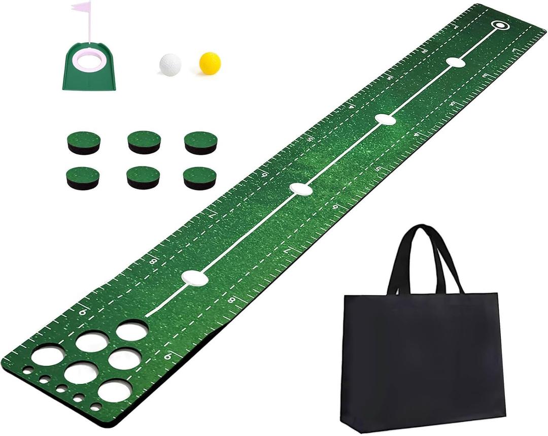 Golf Putting Game, Portable Putting Green Game for Indoor & Outdoor