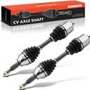 A-Premium Set of 2 Front CV Axle Shaft Assembly Compatible with Chevy Cobalt 2005-2010, HHR 2006-2011 & Pontiac G5, Pursuit 2005-2006 & Saturn Ion, Auto Trans Only, Front Driver and Passenger Side