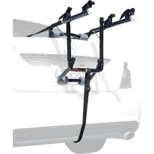 Allen Sports Deluxe 2-Bike Trunk Mount Rack, Model 102DB, Black/ Silver, 23 x 15 x 4 inches