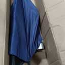 Beach Chair Umbrella with Adjustable Clamp & Solar Fan, UPF 50+, 39 x 38 inches, Blue