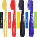 LEEKEY Resistance Bands Set for Pull-Up Assistance & Full-Body Training, Multi-Level Exercise Bands with Bag for Home Workouts, Physical Therapy, Strength Training (Men/Women) (5-85LBS COLOR+Mini Bands)