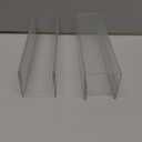 10 Pieces Cubicle Name Plate Holders fits 2.25 Inch Wall Cubicle Name Tags Clear Cubicle Name Plate Sign Bulk Nameplates for Office Home Classroom Library 8.5 x 2.5 x 2.4 Inch