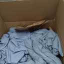 Andency Greyish Blue Comforter Set Queen Size, Boho Soft Warm Tufted Bedding Comforter Sets for Queen Size Bed, 3 Pieces Aesthetic Chevron Farmhouse Cute Bohemian Textured Bed Set (Queen (90"x90"))