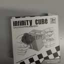 Skylety Cube Anxiety Relief Toy Hand Held Magic Sensory Stress Cube Toy for Adults Relieve Stress Christmas Party Favors(4 Pcs,Starry)