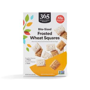 365 by Whole Foods Market, Frosted Wheat Squares Cereal, 16 Ounce (EXP 05/21/26)