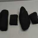 SPRING SEAON Plush MemoryFoam Crutch Underarm Pad & HandGrip CoversUniversal Fit, Breathable MoistureWicking, MachineWashable Cushion for Crutches, Pain Relief & Chafing Protection (Black)