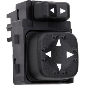 Power Mirror Switch Control Compatible with 2000 2001 2002 Chevrolet Chevy Suburban Tahoe Silverado 1500 2500 3500, GMC Yukon Sierra, Cadillac, Replaces 901124, 15045085, 19259975