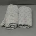 KeaBabies 2-Pack Organic Crib Sheets for Boys, Girls - 52x28 Fitted Crib Mattress Sheet Neutral, Breathable Jersey Cotton Cover for Baby Bed, Toddler Mattress, Soft & Cute Prints (Fleur)