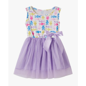 Girls Sleeveless Dress Toddler Bunny Tutu Sundress Casual Party Dresses 130
