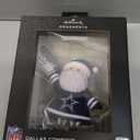 Hallmark Dallas Cowboys Santa Fan Christmas Ornament, Gifts for Sports Fans