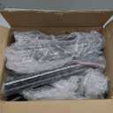 4 Pack Deck String Light Poles with Adjustable 3" Clamp, Outdoor Light Poles for String Lights Christmas Garden Backyard Deck Fence Railing Hanging Bird Feeders, Lanterns, Wind Chimes (63 Inch)