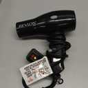 Revlon Compact Hair Dryer | 1875W Lightweight Design, Perfect for Travel, (Black)