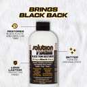 Solution Finish - Black Plastic & Vinyl Trim Restorer - Use for Car and Truck Detailing, No Wet Look, Instantly Revives Color to Trim, Bumpers, Mud Flaps, Etc., Black (12 oz)