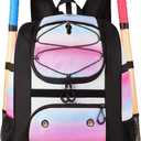 MATEIN Softball Bag, Lightweight Baseball Backpack with Shoe Compartment, Baseball Bag with Fence Hook for TBall Bat & Equipment, Softball Gifts Catchers Backpack for Women Fit Batting Glove, Helmet (Pink)