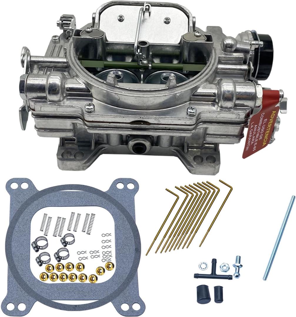 1406 Performer 600cfm 4BBL Carburetor AFB-style Square Bore Compatible with Silverado Corvette Mustang Mercury GMC Pickup Truck Carburetor with Electric Choke Replacement For Edelborck 1406 Carb