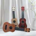 15 Pcs Kids Toy Guitar 10 Inch Mini Classical Ukulele Guitar Toy Beginner Rhyme Developmental Musical Instrument Toddlers Ukulele Guitar Cute Guitar Toy for Toddler Educational Toy Supplies