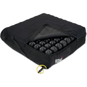 Roho High Profile Wheelchair Cushion 26-27" x 20-21" x 4" – Inflatable Air Seat Cushion with Adjustable Support, Lightweight Medical Air Cell Design