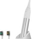 Allegro Luxury Premium Polished Metal Sonic Toothbrush M1, Silver White