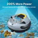 POOLPURE Cordless Robotic Pool Cleaner with Dual 30W Motors
