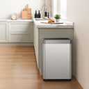 Elite Stainless Steel Sensor Trash Can for Home and Kitchen, 12.4 Gallon Charcoal for Home/Kitchen/Hotel/Lobby/Office