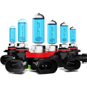 Light Bulbs Fit For Ford Escape 2013-2016, 9005 H11 9145 High Low Beam Fog Lights High Performance Halogen Headlight Bulb Combo, 6000K White Light, Pack of 6