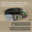 iRobot Roomba 415X Robot Vacuum & Mop Combo, 20,000Pa, 90 Days Self-Emptying, Multifunction Dock Self-Cleaning & Hot Dry, Smart Obstacle Avoidance, Lifting Spinning Mops, Ideal for Pet Hair